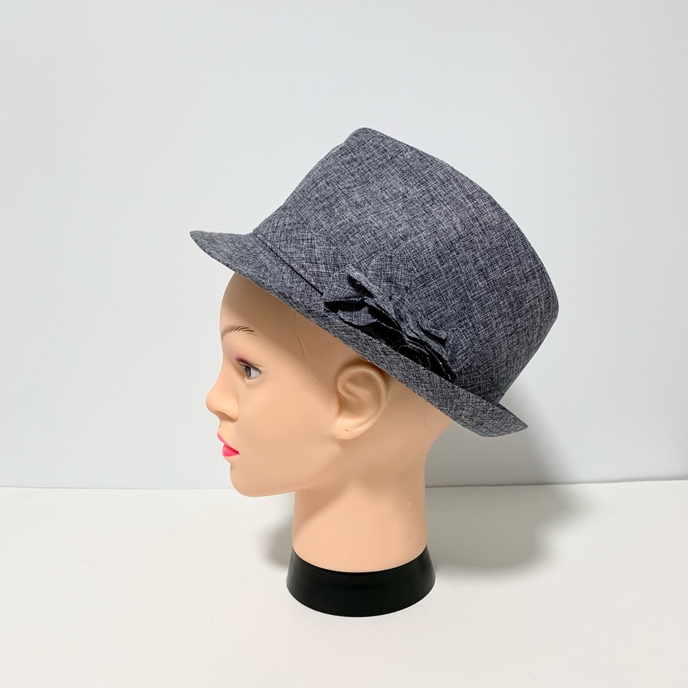 ❣️2/$40❣️ Chambray Fedora Hat - Picture 3 of 7
